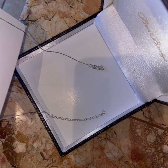 Diamond Sideways Cross Necklace